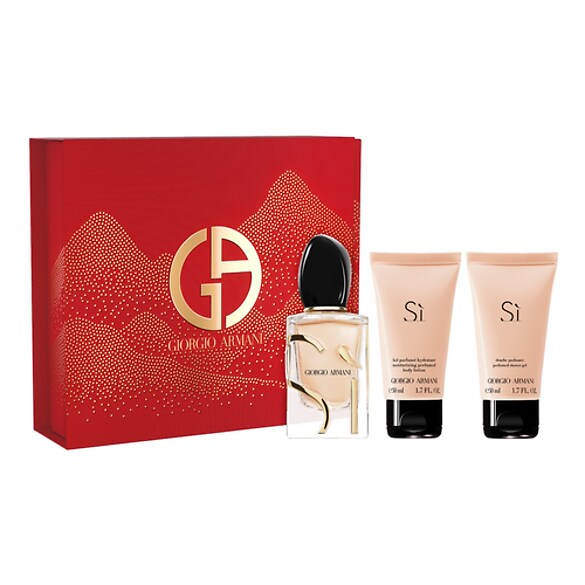 Armani Sì - Eau de Parfum 50 ml + Loción Corporal + Gel de Ducha, Armani