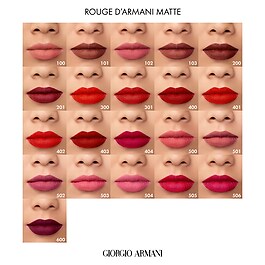 Rouge d'Armani Matte Lippenstift - Der Lippenstift mit ultra-mattem Finish