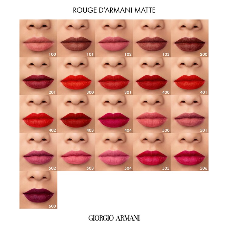 Rouge d'Armani Matte Lippenstift - Der Lippenstift mit ultra-mattem Finish