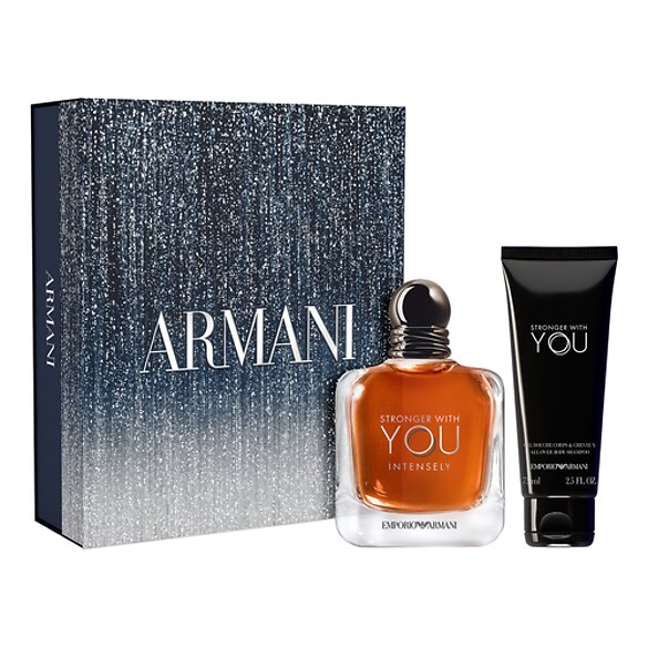 Armani - Stronger With You Intense - Cofanetto Eau De Toilette, Gel Doccia - you For Him Swy Edt V100+sg75 H25 - Donna