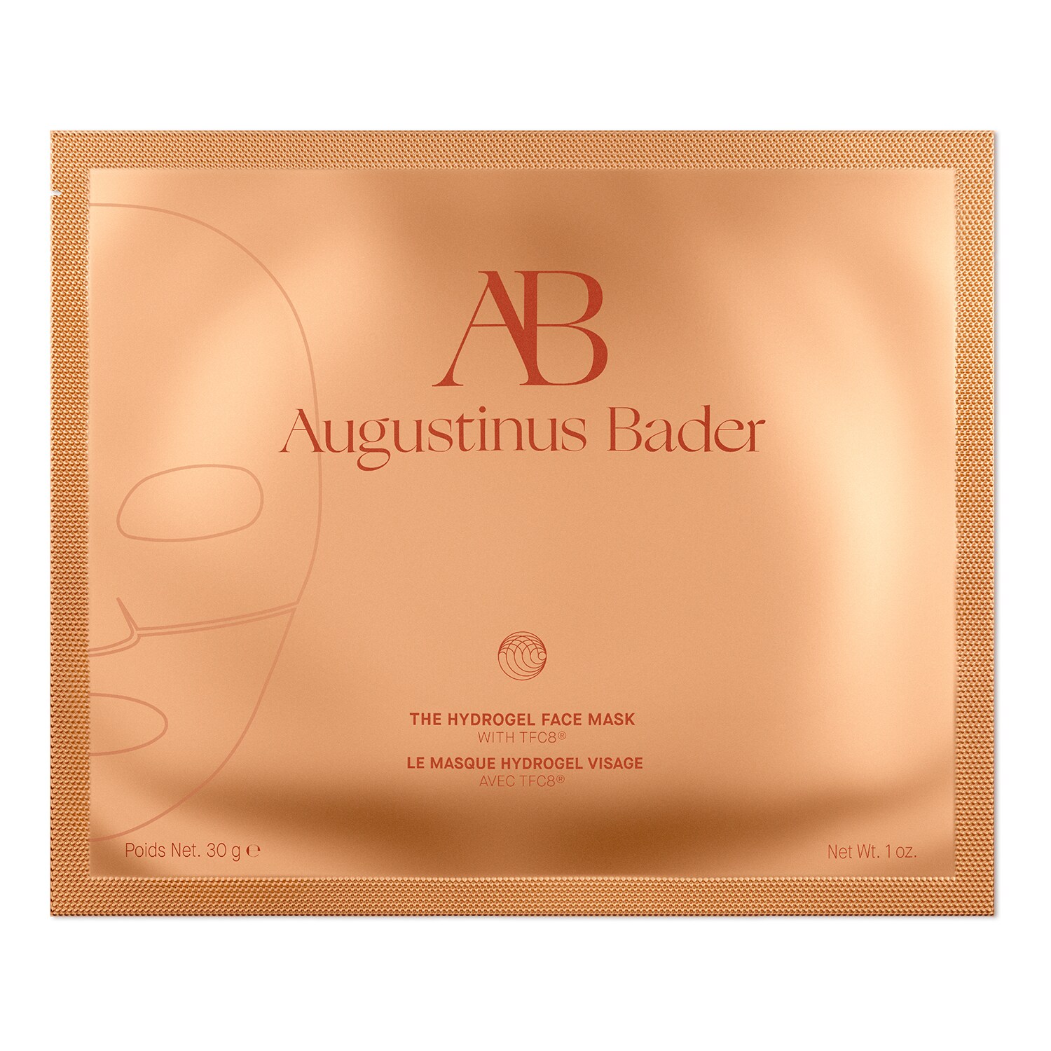 AUGUSTINUS BADER - The Hydrogel Face Mask Single - Revitalizační a hydratační hydrogelová maska