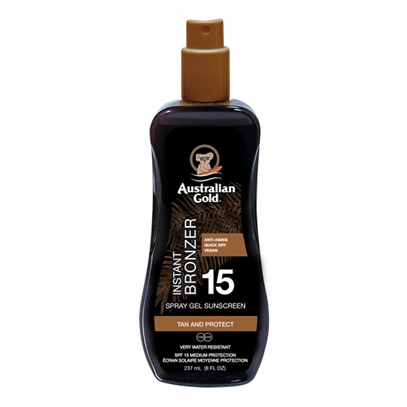 SPF 15 Spray Gel with bronzer - Protector solar con bronceador, Australian Gold