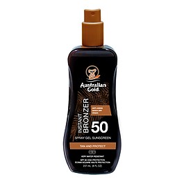 SPF 50 Spray Gel W/Bronzer - Protector solar 