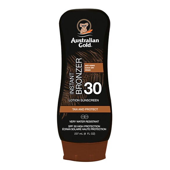 SPF 30 Lotion W/Bronzer Protector solar, Australian Gold