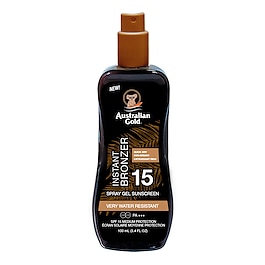 Instant Bronzer SPF 15 Spray Gel Sunscreen