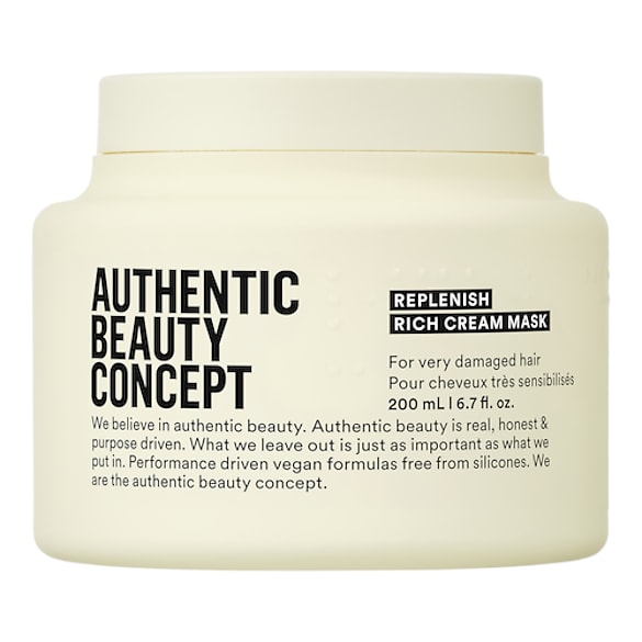 Replenish Rich Cream Mask - Masque r&eacute;parateur pour cheveux &eacute;pais et cr&eacute;pus, AUTHENTIC BEAUTY CONCEPT