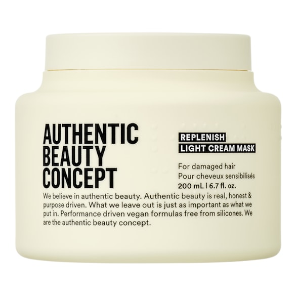 Replenish Light Cream Mask - Masque l&eacute;ger pour cheveux fins et ab&icirc;m&eacute;s, AUTHENTIC BEAUTY CONCEPT