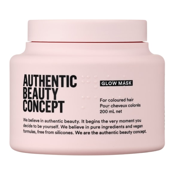 Glow Mask - Masque brillance intense pour cheveux color&eacute;s, AUTHENTIC BEAUTY CONCEPT
