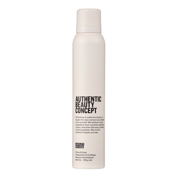 Amplify Mousse - Schiuma leggera modellante volumizzante, AUTHENTIC BEAUTY CONCEPT