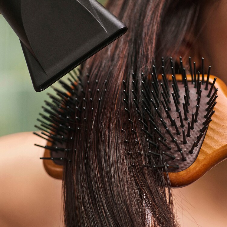 Routine cheveux secs