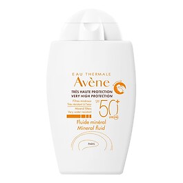 Fluide minéral SPF 50+ - Soin solaire visage Très haute protection