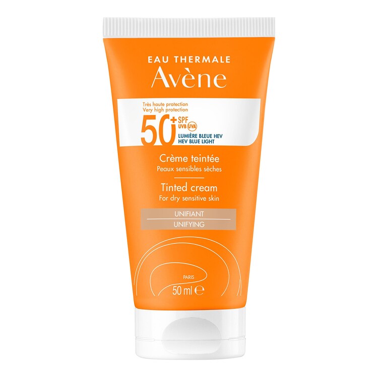 Solaire - Crème Teintée Très Haute Protection SPF50+