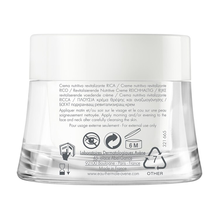 Crème nutritive revitalisante riche - Crème hydratante visage