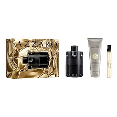 Wanted - Coffret Eau de Parfum Intense, Gel Cheveux & Corps et Format Voyage, AZZARO