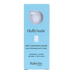 Fluffy Nude - Nazik Makyaj Temizleme Eldiveni ve Eksfoliye Edici Temizleyici, BABETTE
