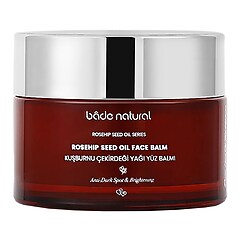 Kuşburnu Günlük Nemlendirici Yüz Balmı - Aydınlatıcı ve Leke Karşıtı %100 Doğal, BADE NATURAL