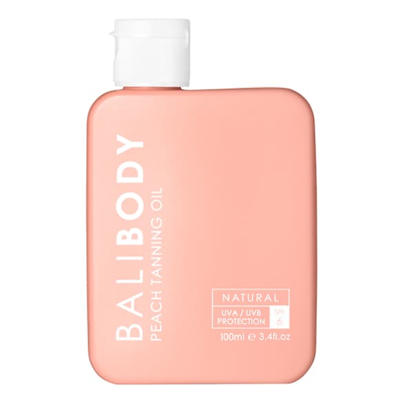 SPF6 Peach tanning oil, Bali Body