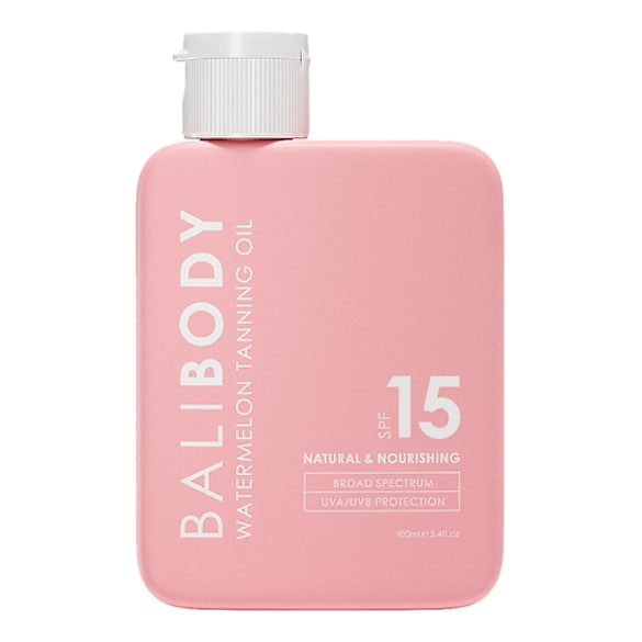 Olio abbronzante agli estratti di anguria SPF 15 Formato Viaggio, BALI BODY