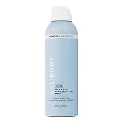 Face & Body Sunscreen Spray SPF50+, Bali Body