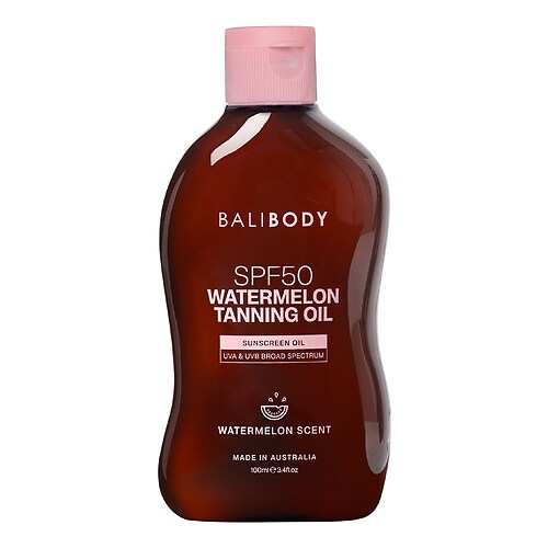 Bali Body Bali Body - Watermelon Tanning Oil SPF 50 - Προστατευτικό Λάδι Μαυρίσματος