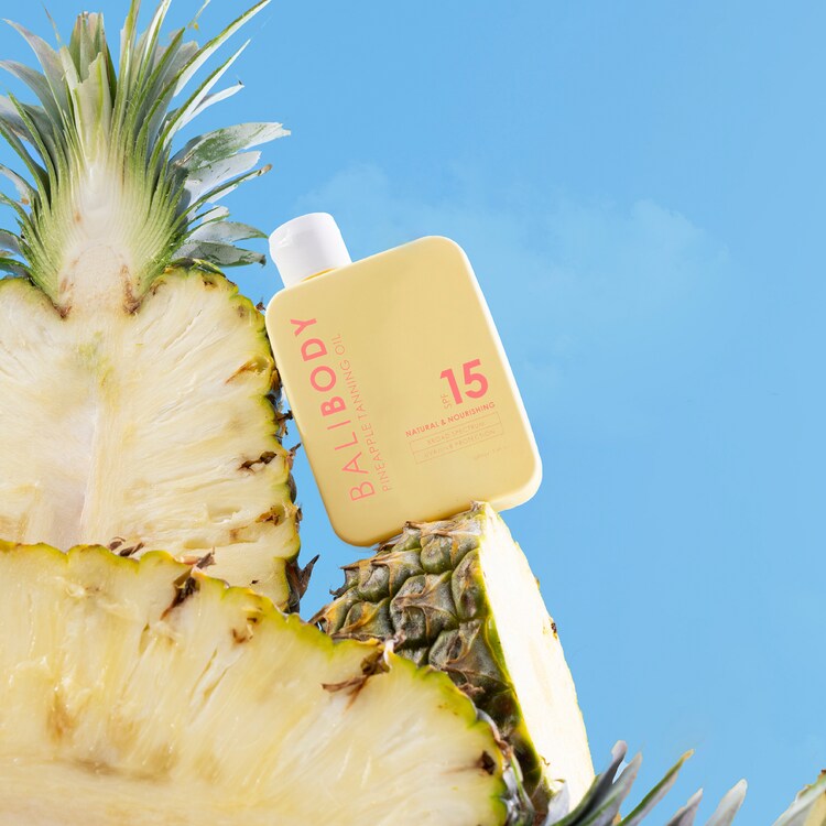 Tanning Oil Pineapple SPF15 - Olio abbronzante Formato Viaggio