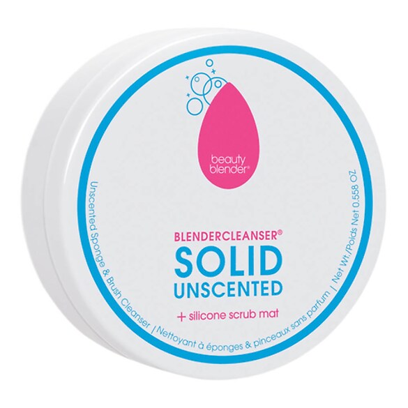 BLENDERCLEANSER® SOLID® UNSCENTED - Nettoyant pour Eponges et Pinceaux, BEAUTYBLENDER