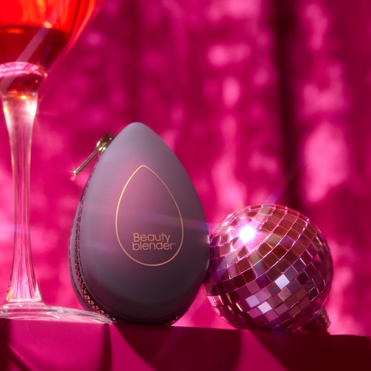 Midnight Blend & Blur Set - Set de esponja de maquillaje, borla y estuche