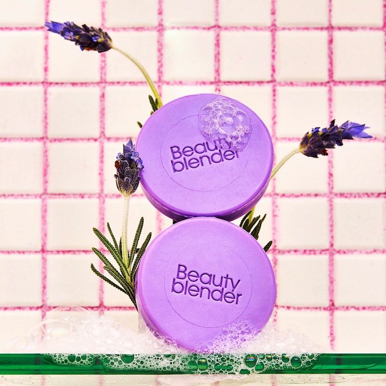 Blendercleanser® Tool Scrub Lavande - Sapone solido per mani, spugne e pennelli