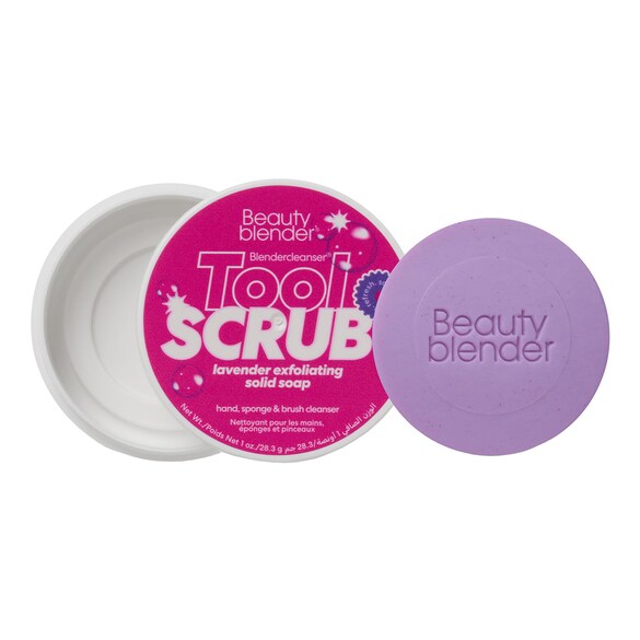 Beautyblender - Blendercleanser® Tool Scrub Lavande - Sapone Solido Per Mani, Spugne E Pennelli - "blendercleanser Scrub Lavender 28,3g" - Donna