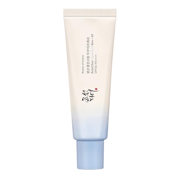 Relief Sun Aqua-Fresh: Rice + B5 SPF50+ - Protezione solare al riso e B5, BEAUTY OF JOSEON