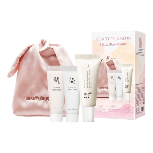 Beauty Of Joseon - 3-step Glow Routine - Et Sæt Med Fugtgivende Og Lysnende Hudplejeprodukter - 3-step Glow Routine Set - For Women
