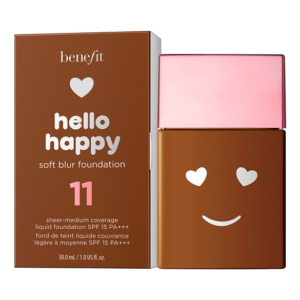 Hello Happy - Podkład do twarzy o kryciu od lekkiego do średniego, BENEFIT COSMETICS
