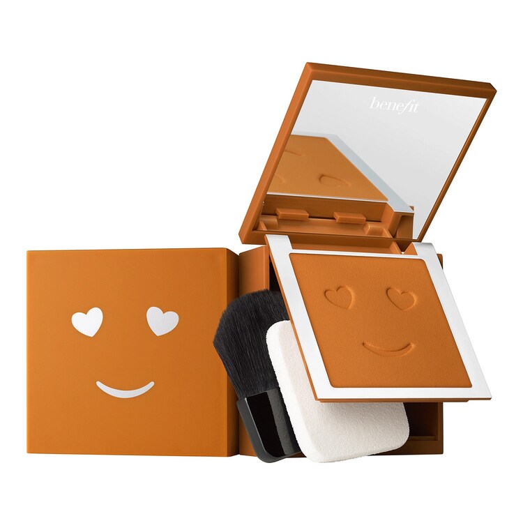Hello Happy Powder - Base de maquillaje en polvo en dúo de cobertura