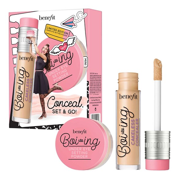 Conceal Set Go - Zestaw Korektor i puder, BENEFIT COSMETICS