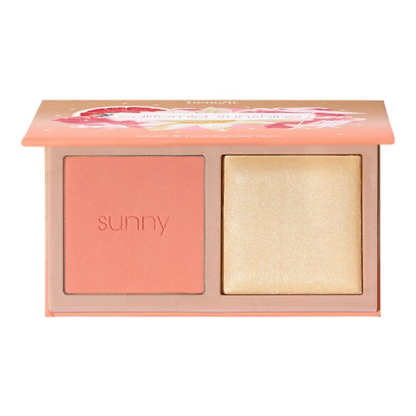 Hoola & WANDERful World Face Palette - Mini paleta bronzer si blush, Benefit
