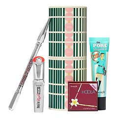 Making Spirits Glam - Set primer, creion pentru sprancene, bronzer & mascara, Benefit