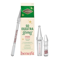 So Eggstra Brows - Le coffret sourcils de Noël avec crayon, cire et gel sourcils, BENEFIT COSMETICS