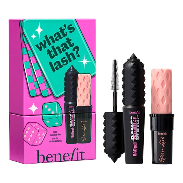 What's That Lash - Kit de Navidad con máscaras de pestañas en formato mini., Benefit Cosmetics
