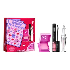 Benebingo – Set Natale Benefit con Mascara, Gel Sopracciglia e Blush, BENEFIT COSMETICS