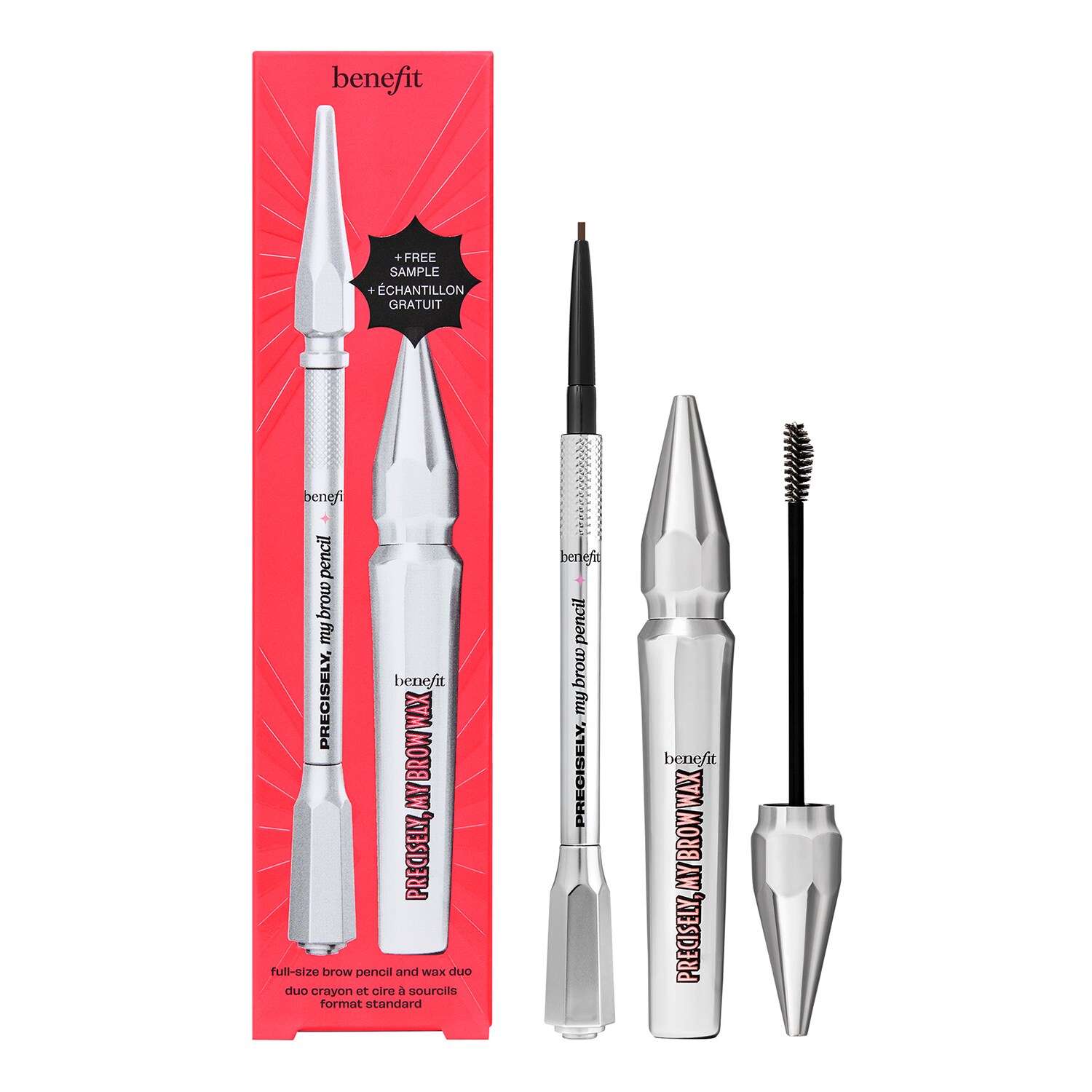 BENEFIT COSMETICS - Precisely Power Up - duo tužky a vosku na obočí