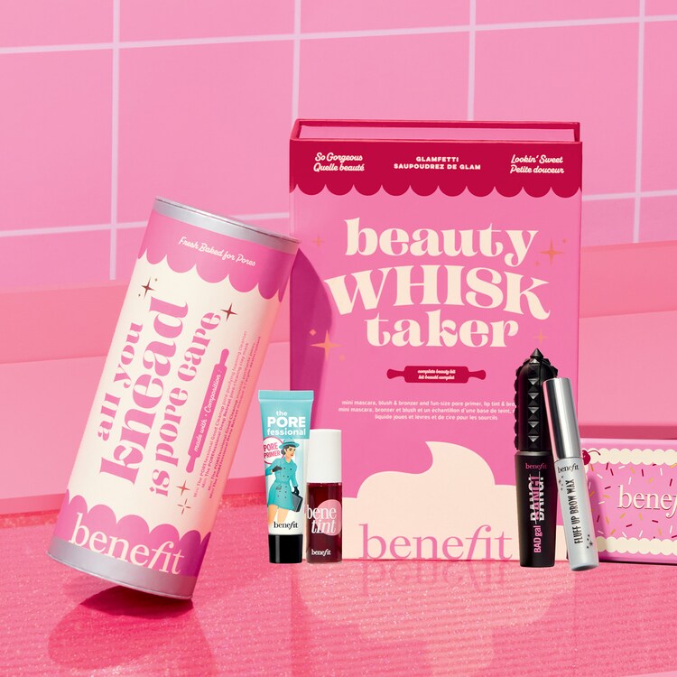 Beauty Whisk Taker - χριστουγεννιάτικο σετ μακιγιαζ, μάσκαρα, μπρόνζερ, ρουζ