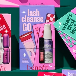 Lash, Cleanse, GO – Kit de Navidad con Mini Máscara & Aceite Limpiador