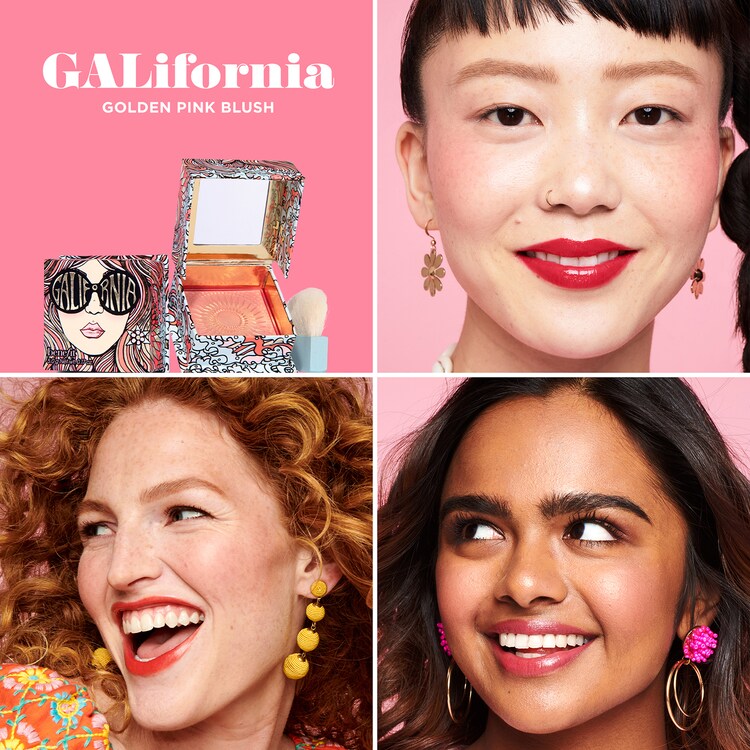 GALifornia - Colorete Benefit y polvos de sol rosa