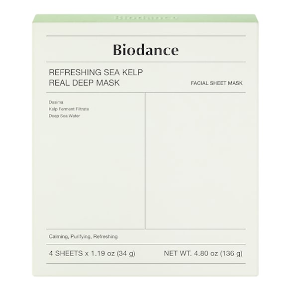 Refreshing Sea Kelp Real Deep Mask - Beroligende og rensende maske, BIODANCE