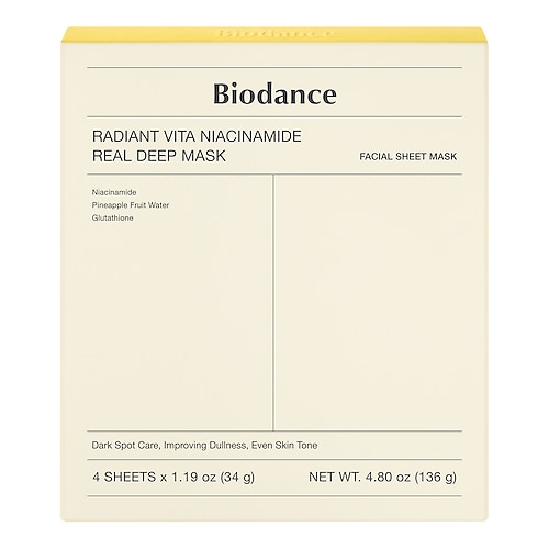 Biodance Biodance - Radiant Vita Niacinamide Real Deep Mask - Μάσκα λάμψης και ομοιόμορφου τόνου