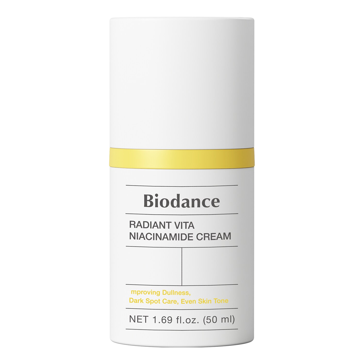 Biodance Radiant Vita Niacinamide Cream hydratační a vyživující krém pro rozjasnění a vyhlazení pleti 50 ml