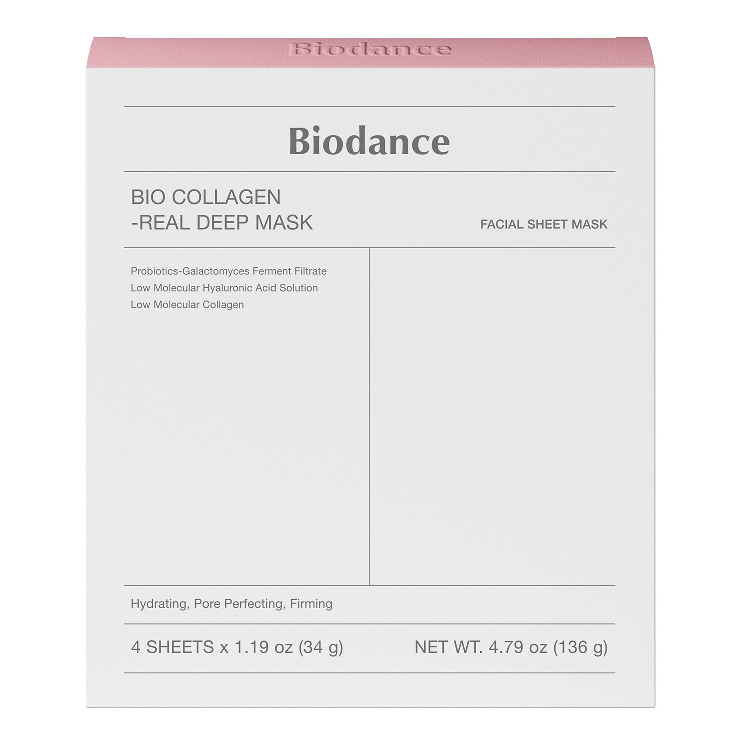 BIODANCE - Bio Collagen-Real Deep Mask – Hydratační a zpevňující maska