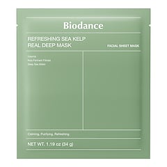 Refreshing Sea Kelp Real Deep Mask – Maschera lenitiva e purificante, BIODANCE
