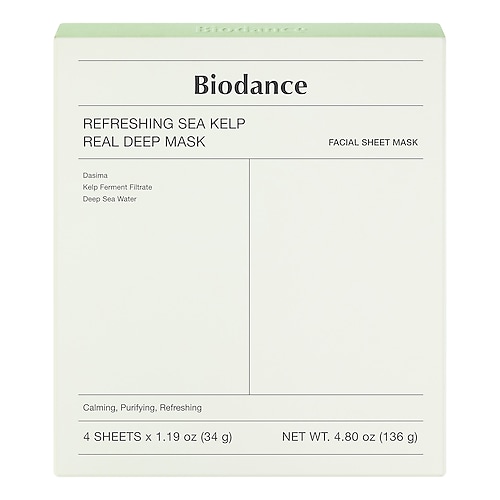 Biodance Biodance - Refreshing Sea Kelp Real Deep Mask - Καταπραϋντική μάσκα για βαθύ καθαρισμό