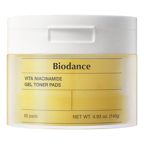 Biodance - Vita Niacinamide Gel Toner Pads - Maschera Illuminante E Uniformante - vita Niac. Gel Toner Pads 60pads - Donna